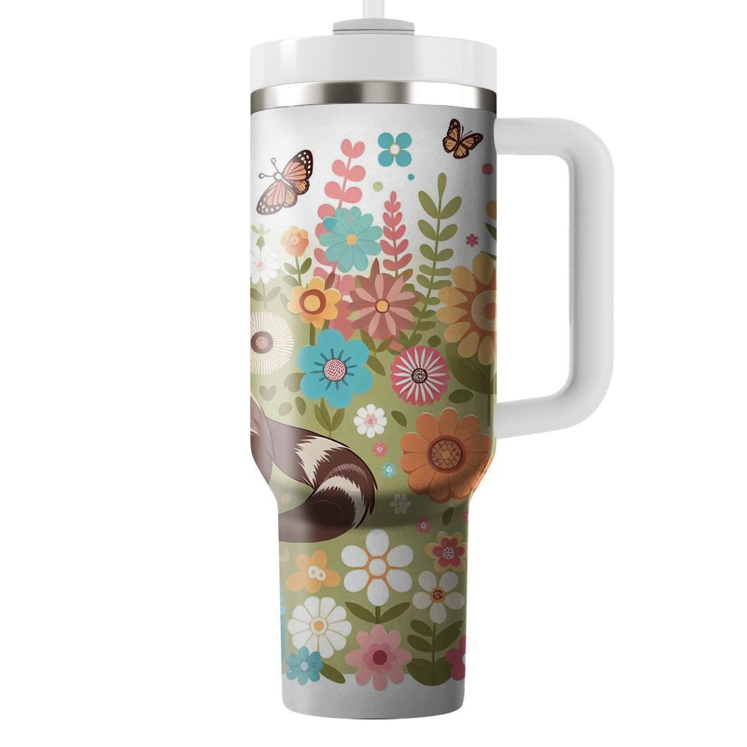 Whimsical Ferret Adventure  Tumblers With Lids