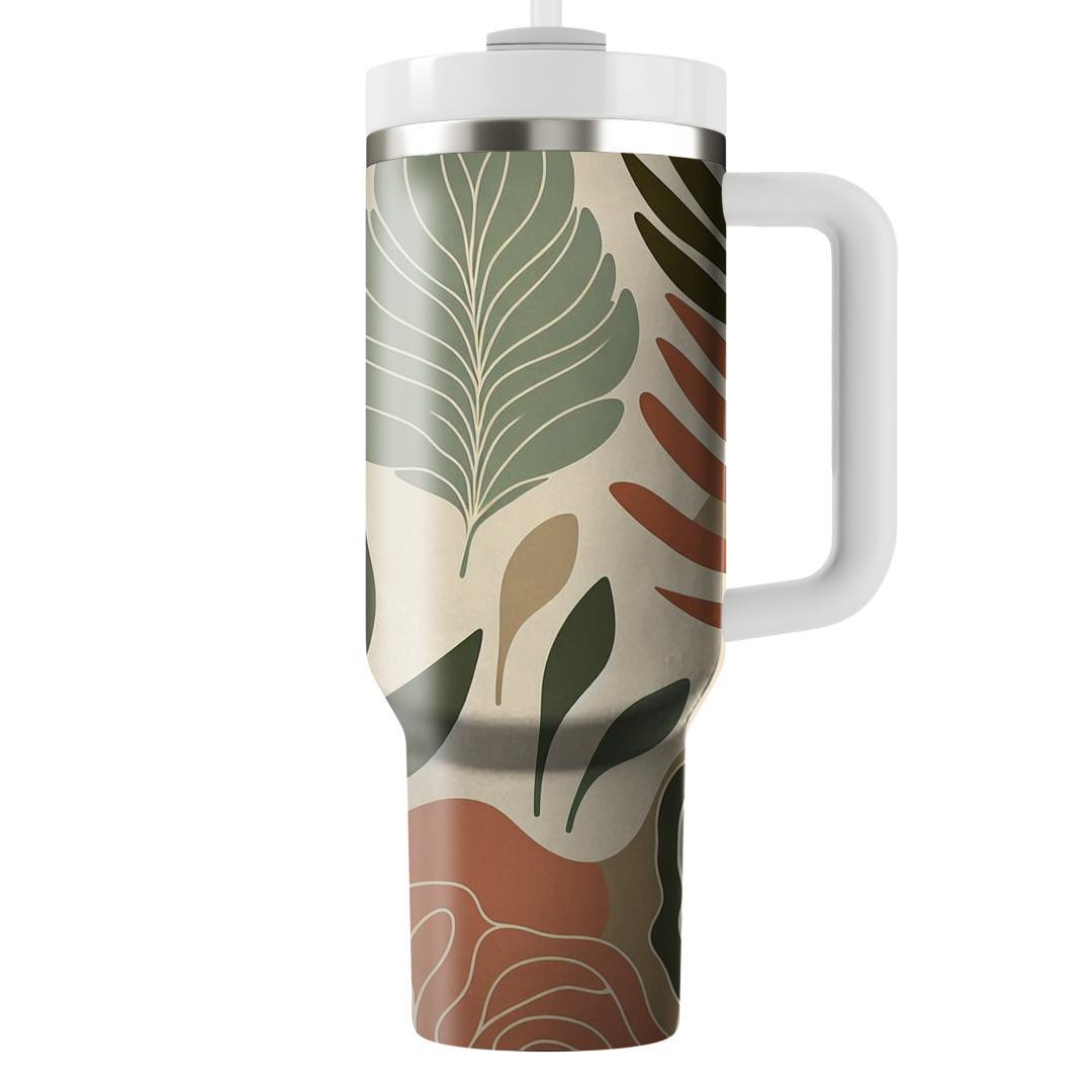 Earth Tones Elegance  Travel Tumblers