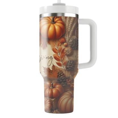 Reflections Of Gratitude - Thanksgiving Spirit  Decorative Tumblers