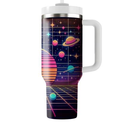 Cosmic Neon Adventure  Personalized Tumblers