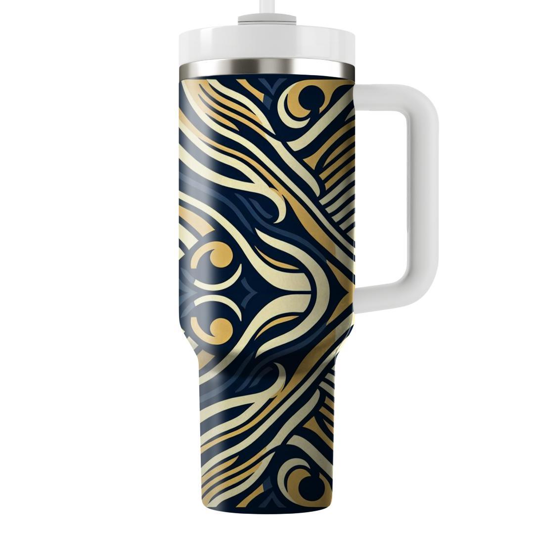 Dazzling Art Deco Wave  Decorative Tumblers