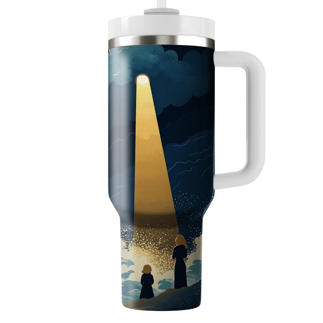 A Lighthouse In The Storm: A Mother’s Steadfast Love Insulated Tumblers