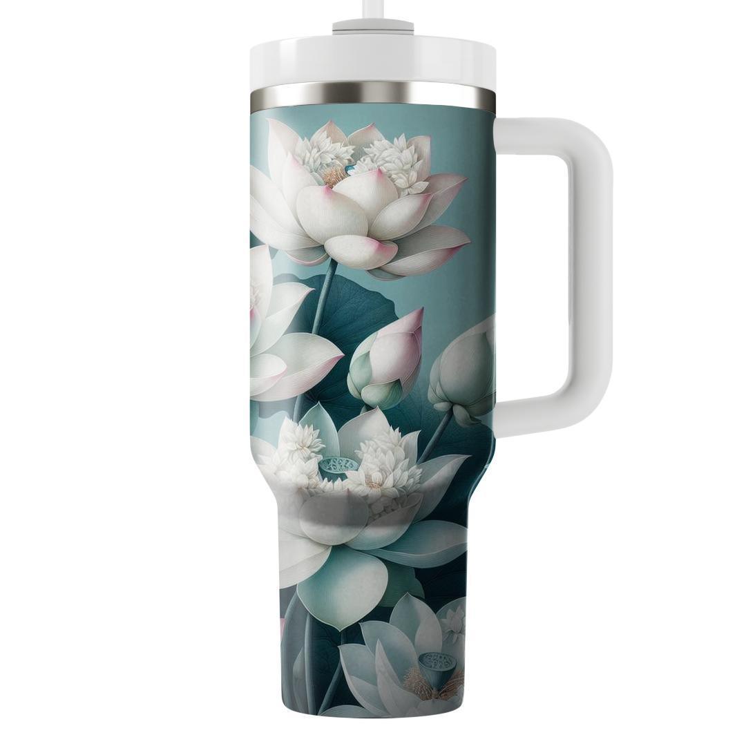 Ethereal Lotus Reverie  Tumbler Cups