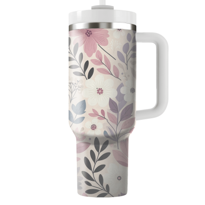 Cascading Floral Patterns  Custom Tumblers