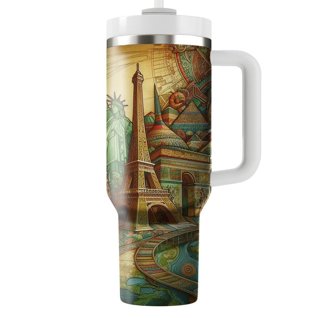 Wanderlust Spirit - World Tourism Day  Insulated Tumblers