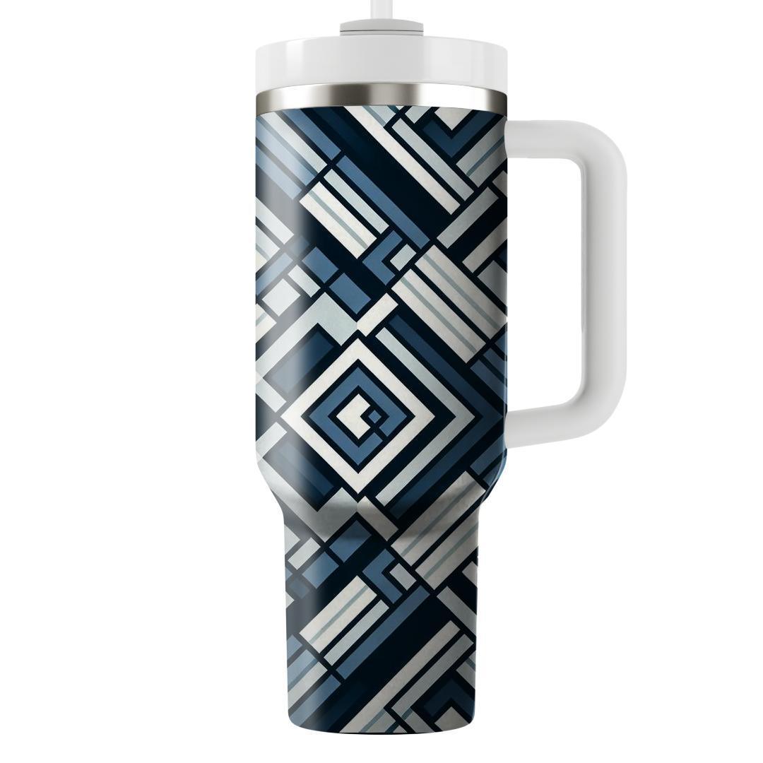 Interlocking Diamond Pattern  Tumblers For Gifts