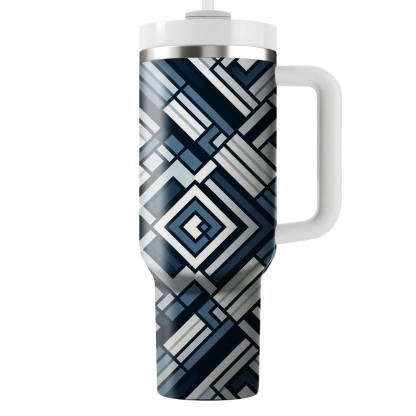 Interlocking Diamond Pattern  Tumblers For Gifts