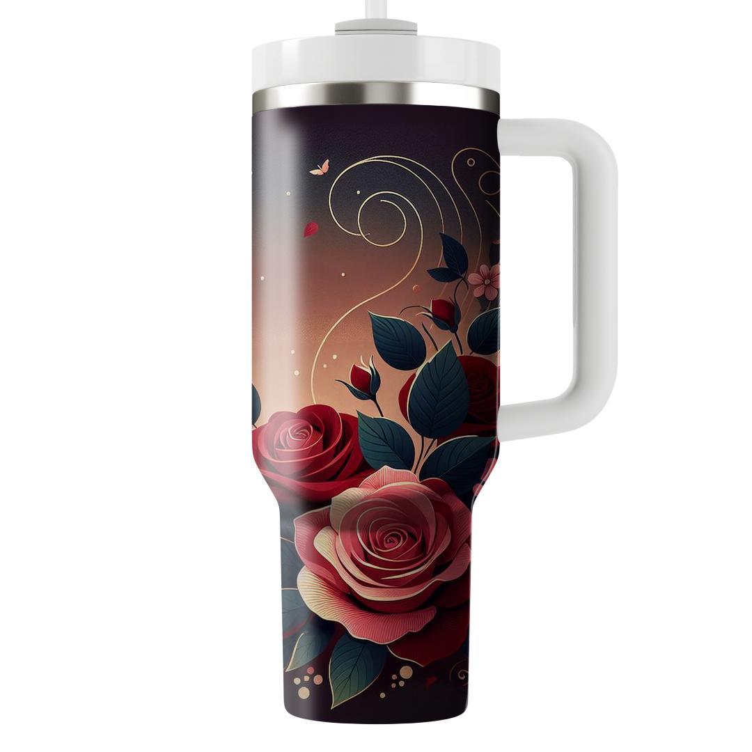 Roses In Twilight  Tumblers For Gifts
