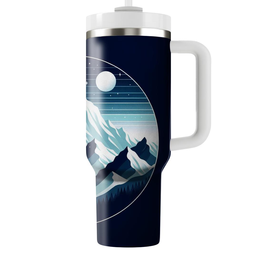 Winter Mountain Escape Unique Tumblers