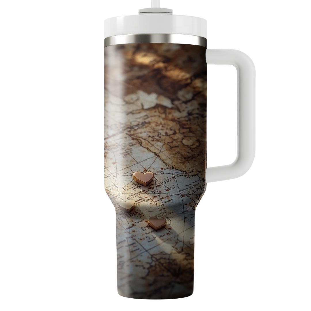 The Compass Of The Heart: Navigating Life’s Journeys Tumblers For Gifts