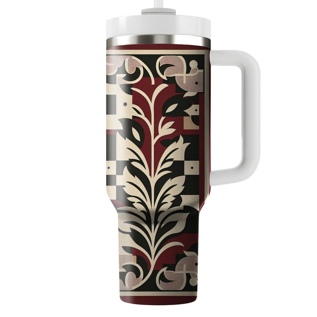 Chic Plaid Checker  Insulated Tumblers