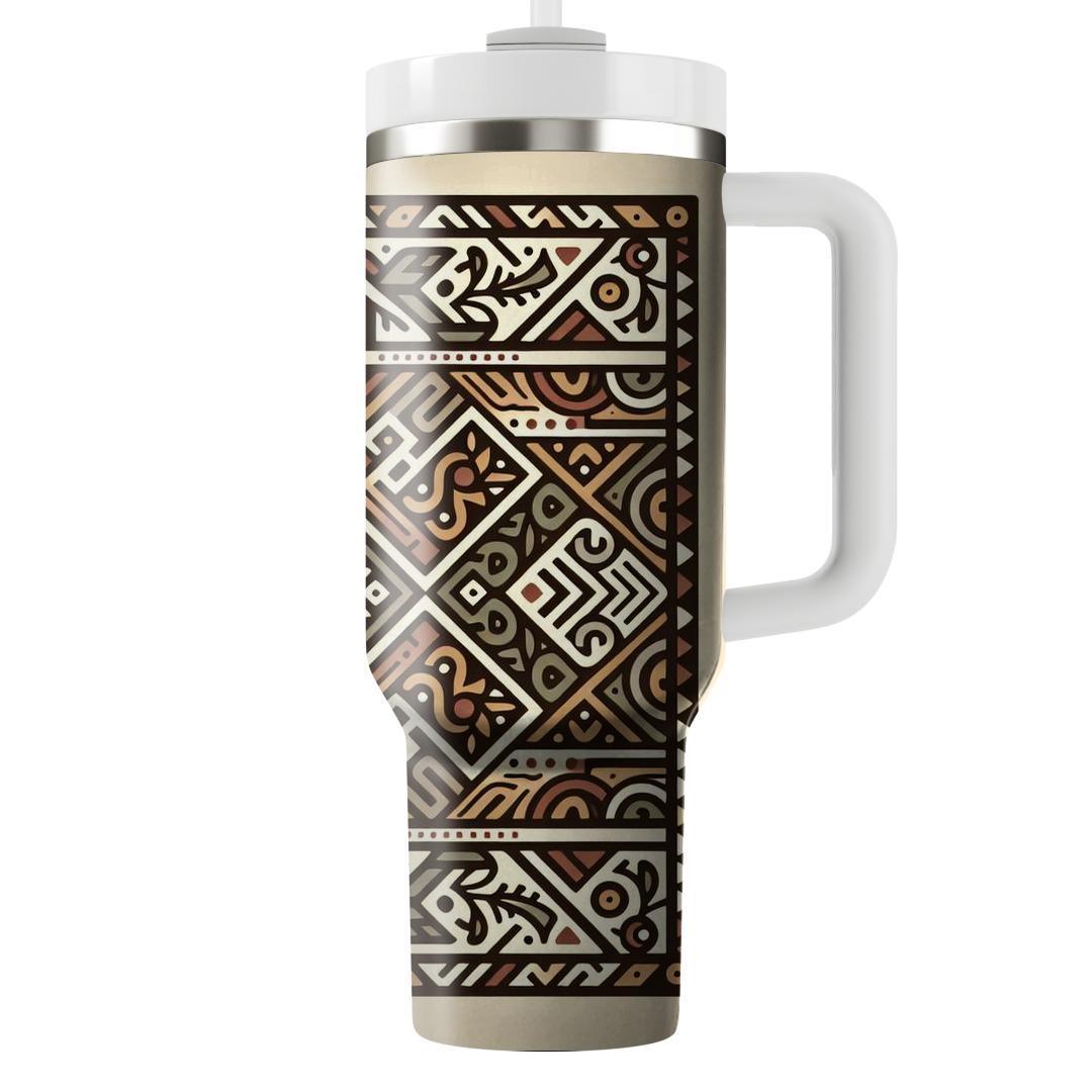 Artisan Tribal Weave  Tumblers For Gifts