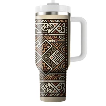 Artisan Tribal Weave  Tumblers For Gifts