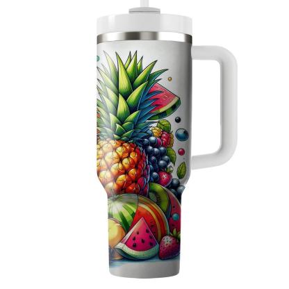 Refreshing Summer Fruit  Travel Tumblers