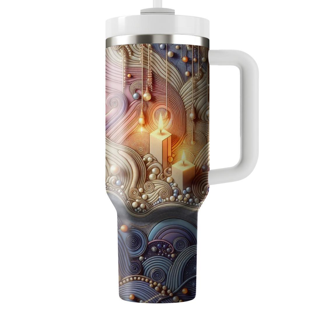 Harmony Of Light - Diwali Reflection  Tumblers With Lids
