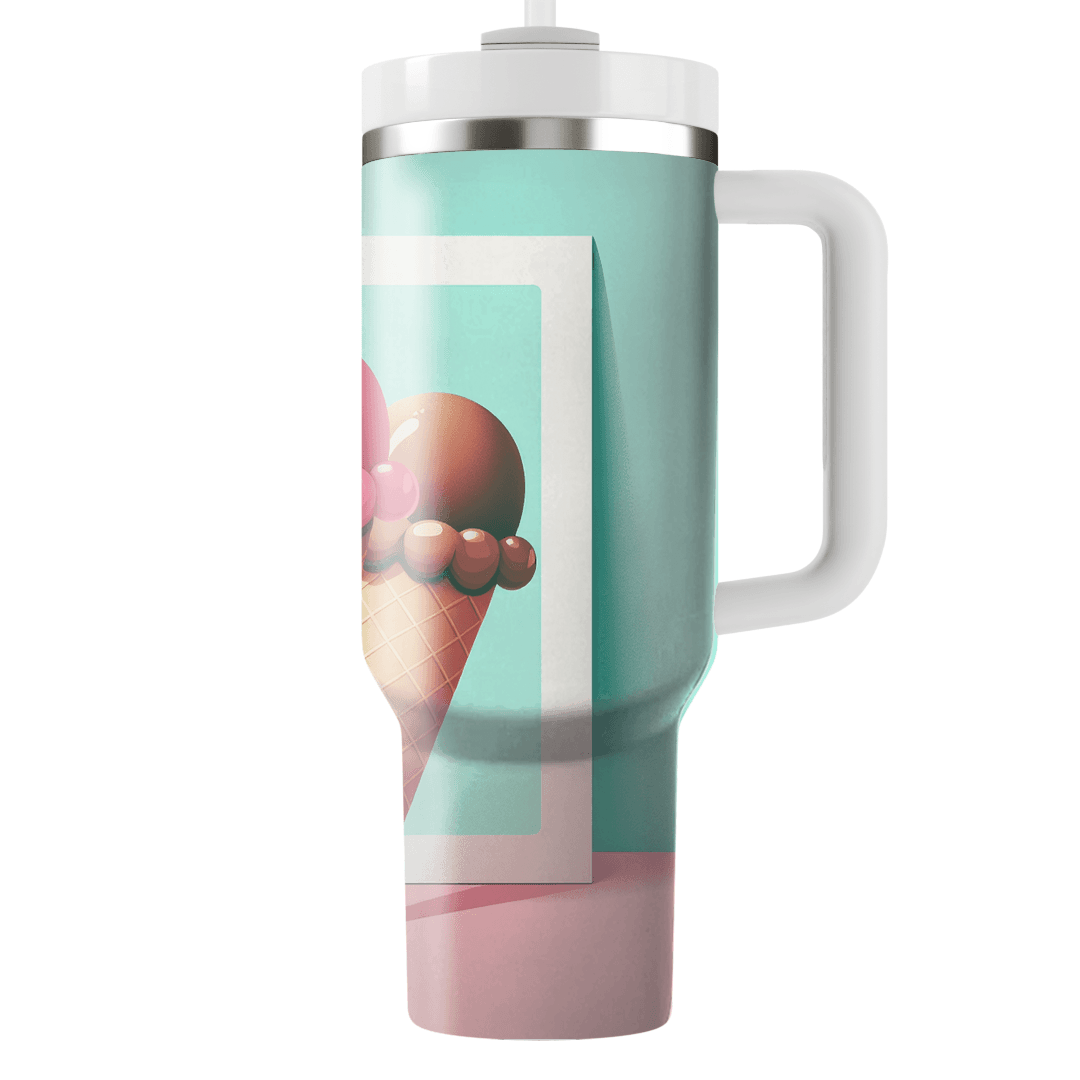 Funky Ice Cream Delight  Custom Tumblers