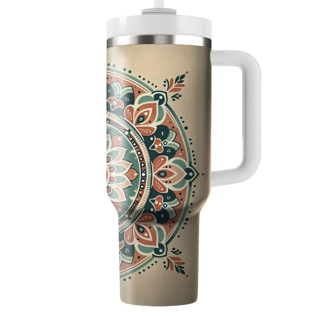 Earthy Mandala Bliss  Travel Tumblers