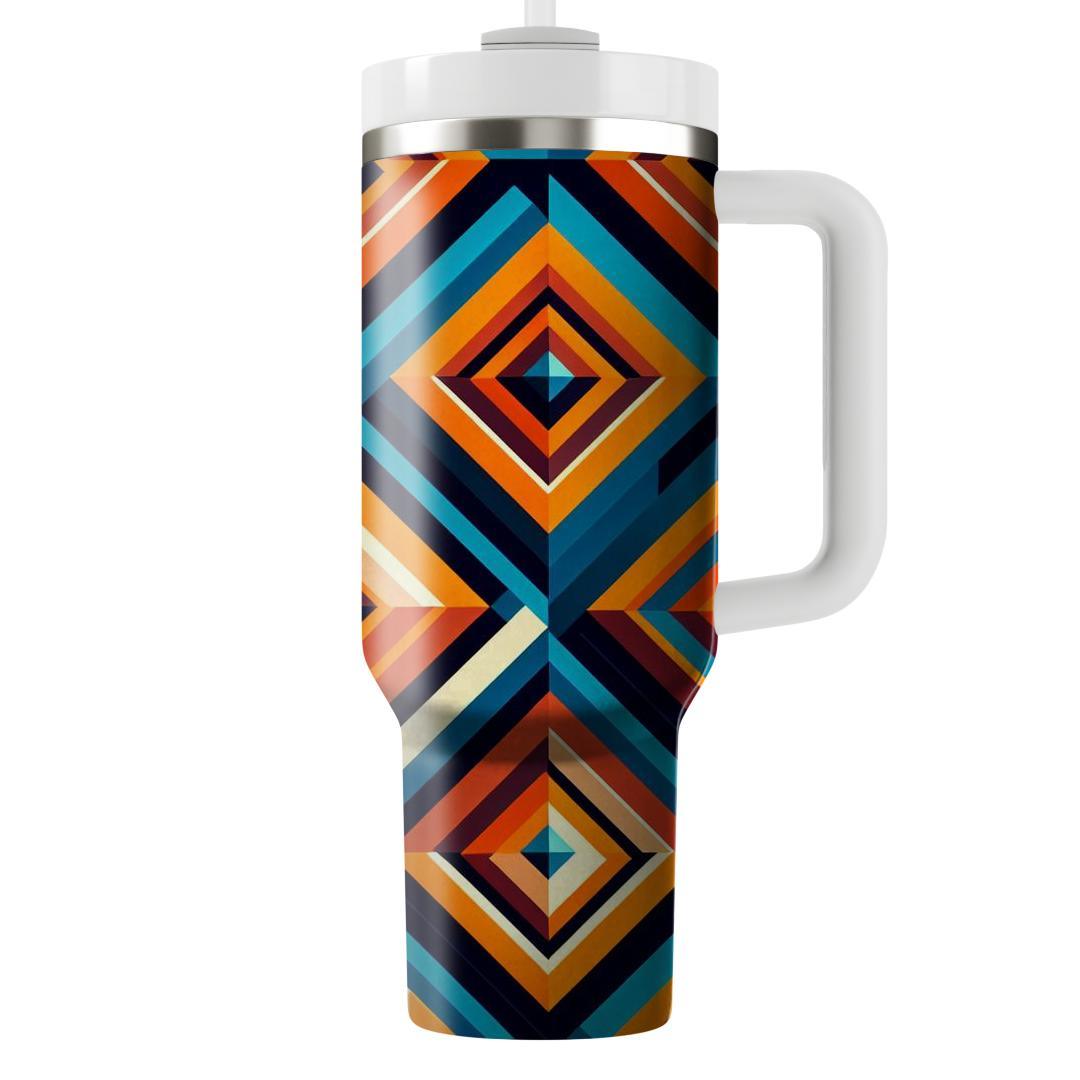 Geometric Rhombus Design  Tumblers For Gifts