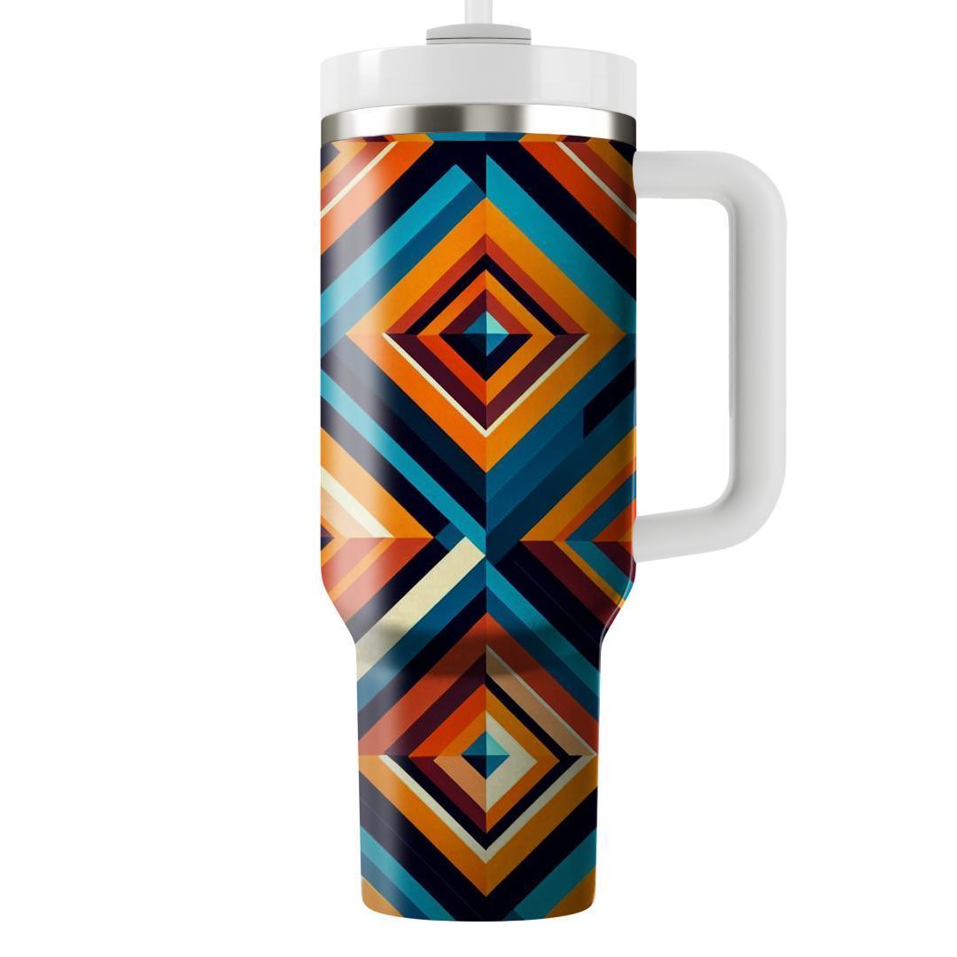 Geometric Rhombus Design  Tumblers For Gifts