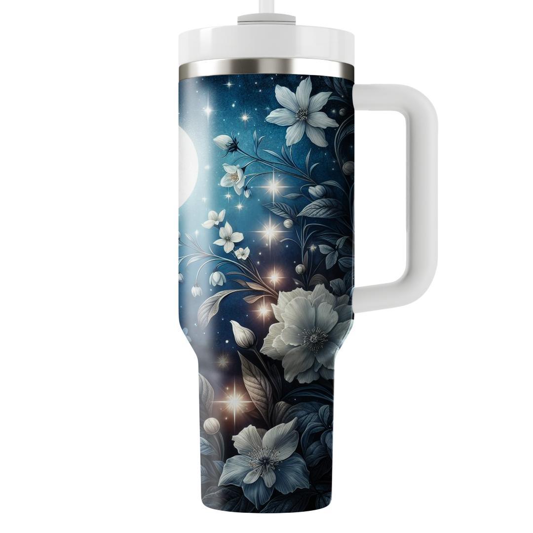 Celestial Blooms  Unique Tumblers