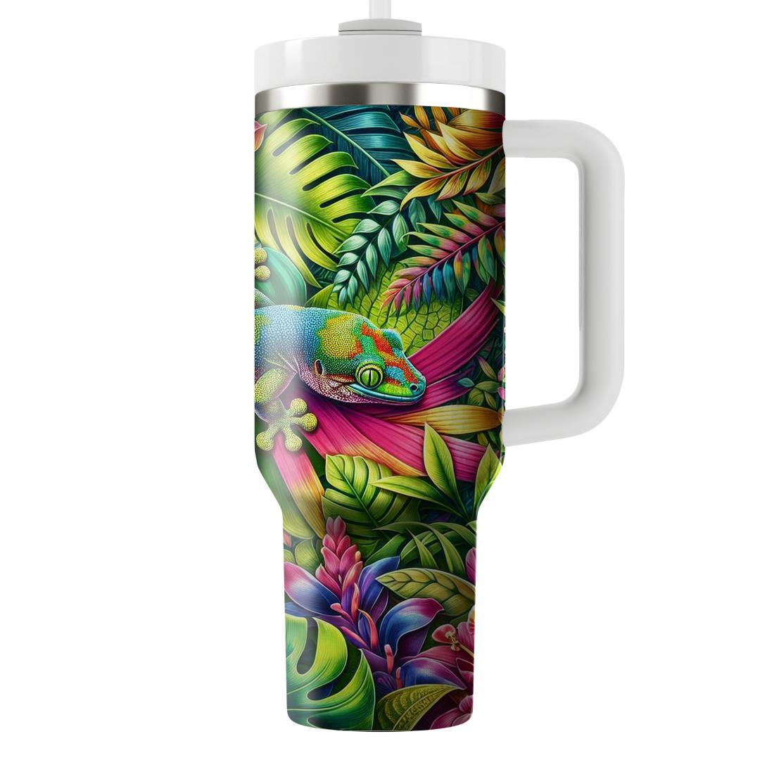 Artful Gecko Groove  Decorative Tumblers