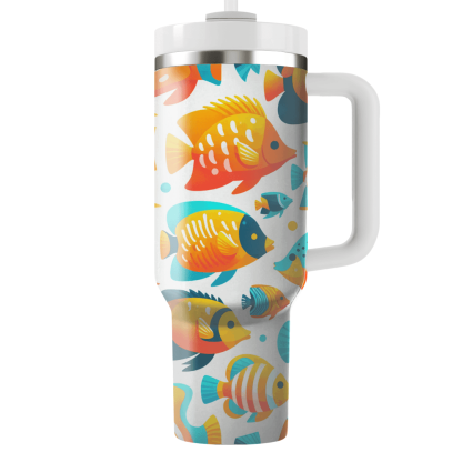 Colorful Tropical Fish  Custom Tumblers