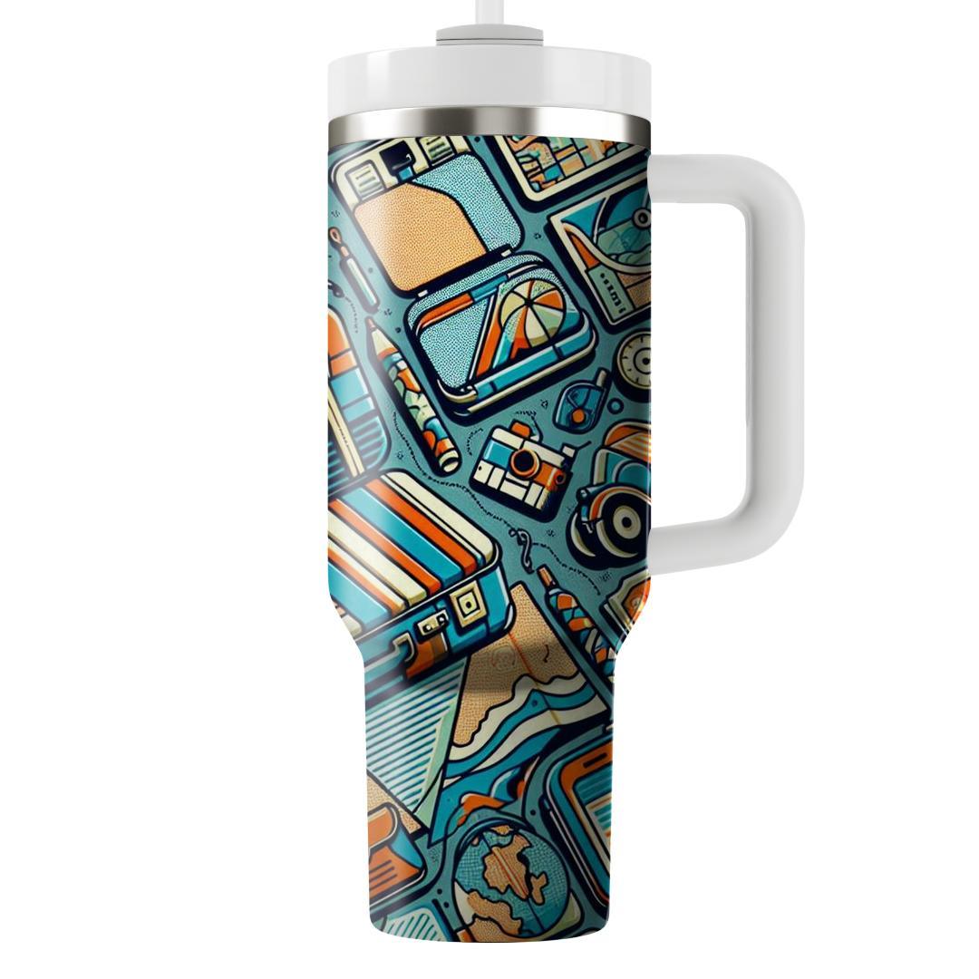 Retro Travel Adventure  Unique Tumblers