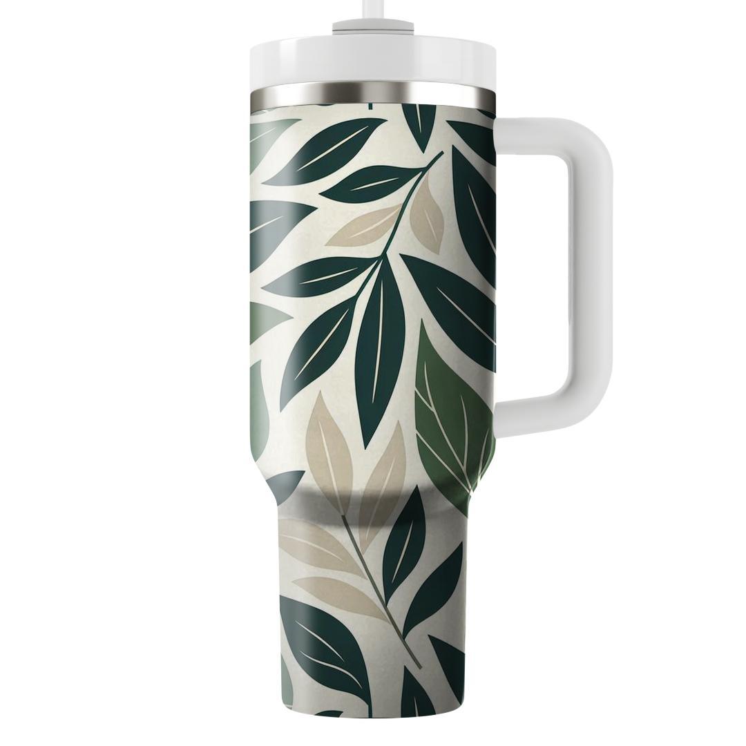 Botanical Leaf Harmony  Tumblers For Gifts