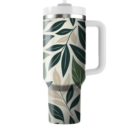 Botanical Leaf Harmony  Tumblers For Gifts