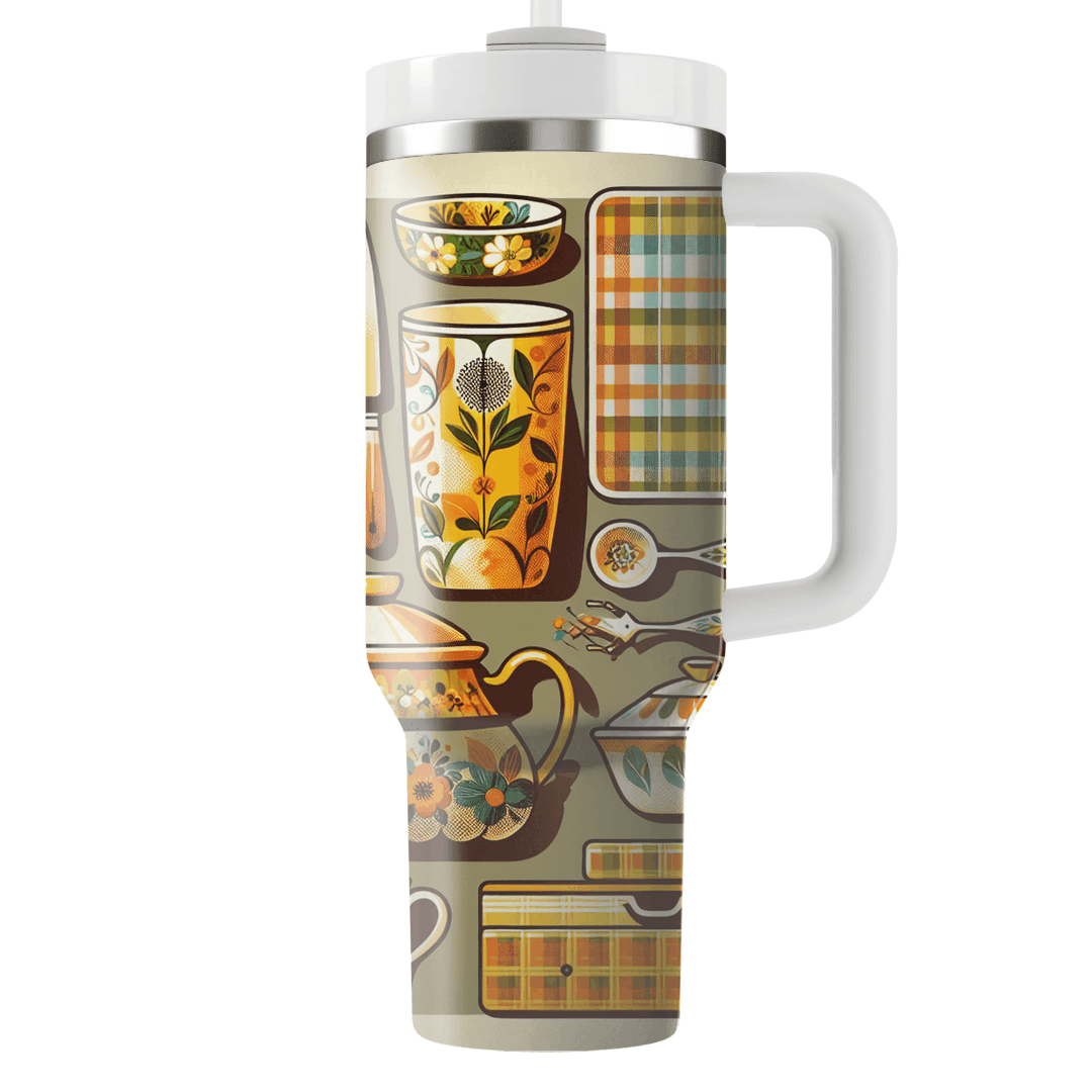 Retro Kitchenware Designs Decorative Tumblers