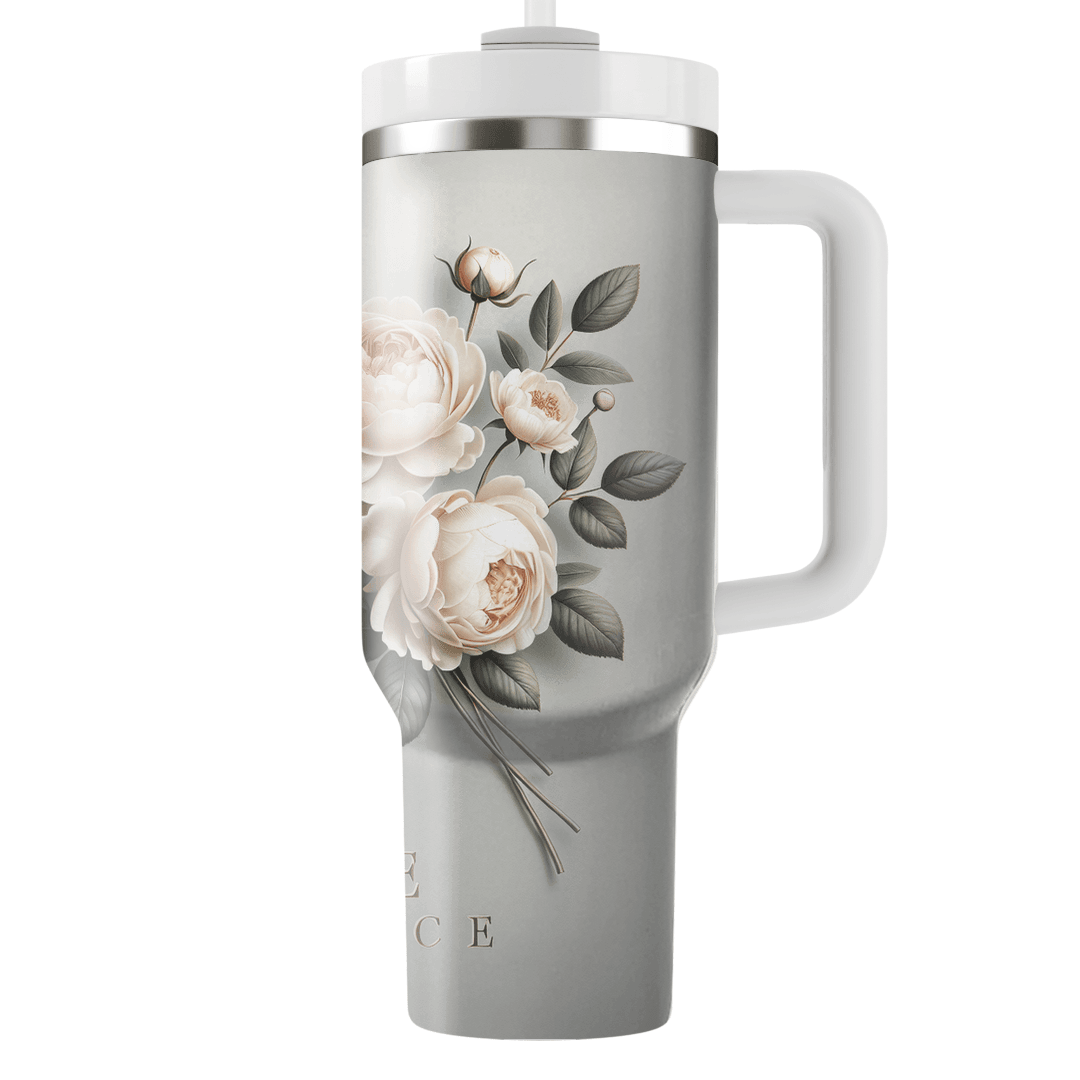Luxe Floral Elegance  Travel Tumblers