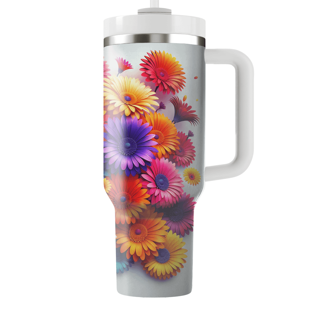 Joyful Gerbera Daisies  Custom Tumblers