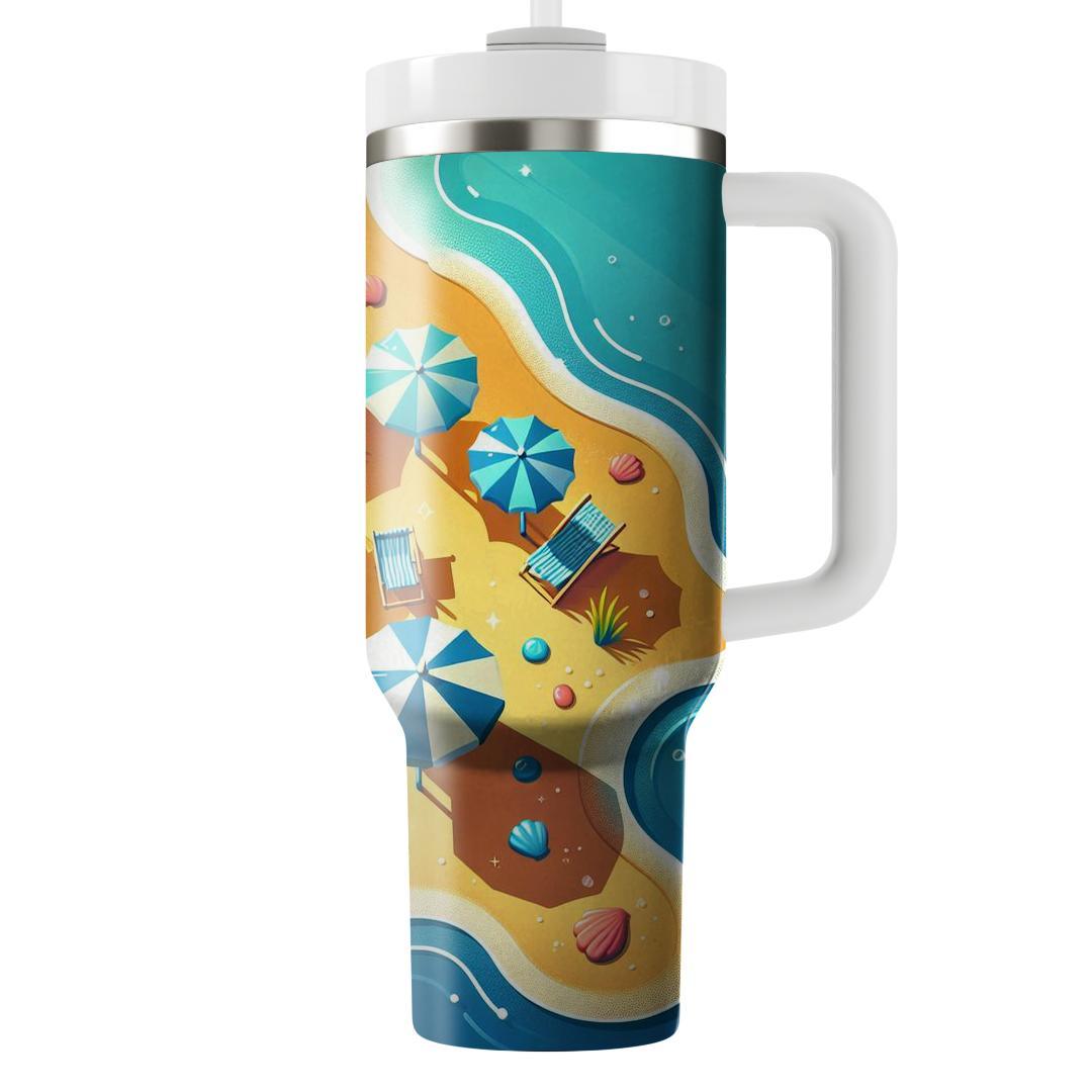 Summer Beach Getaway  Decorative Tumblers