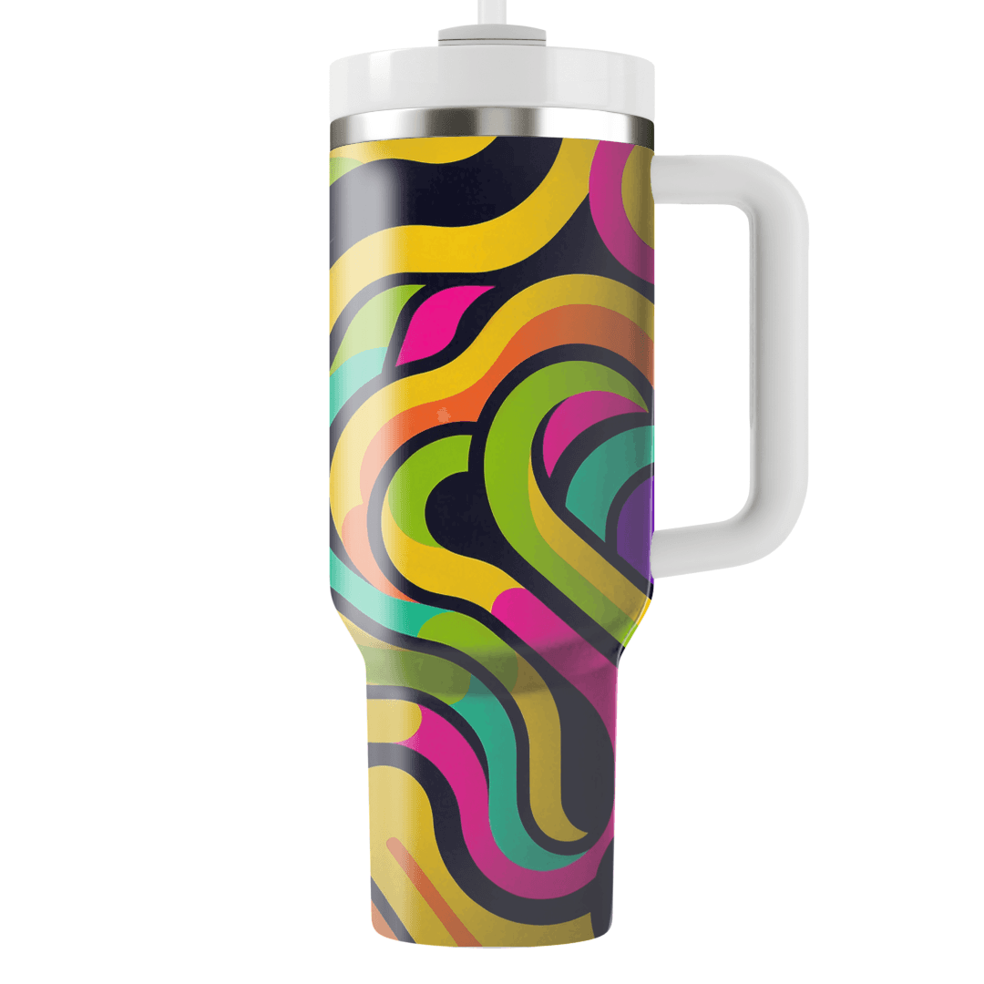 Funky Lines  Custom Tumblers