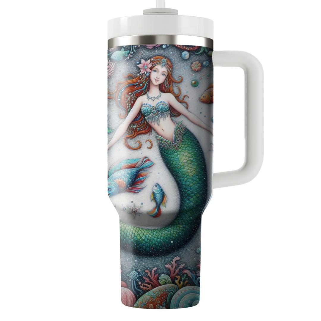Mystical Mermaid Tale  Tumblers With Lids