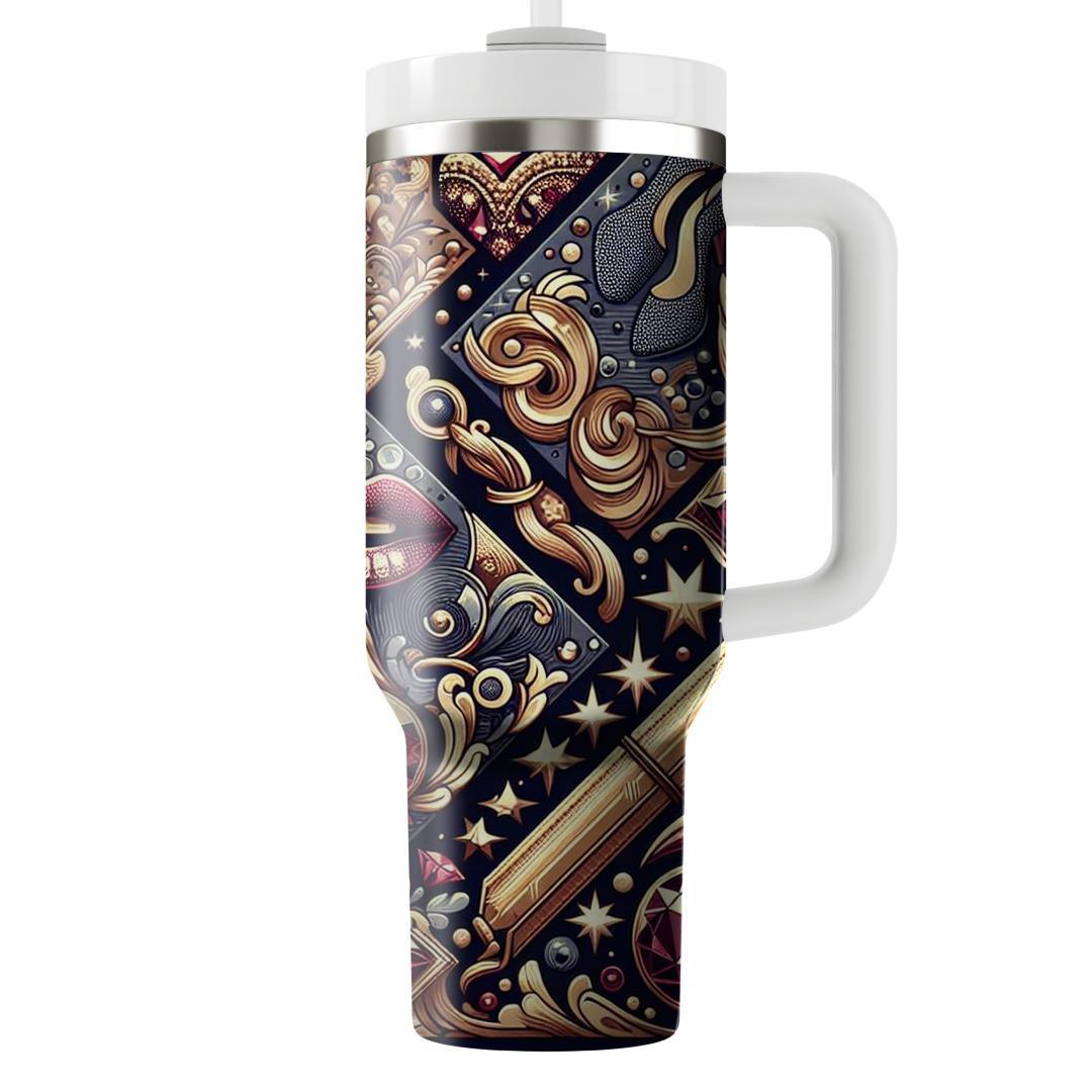 Glamorous 80s Glam  Personalized Tumblers