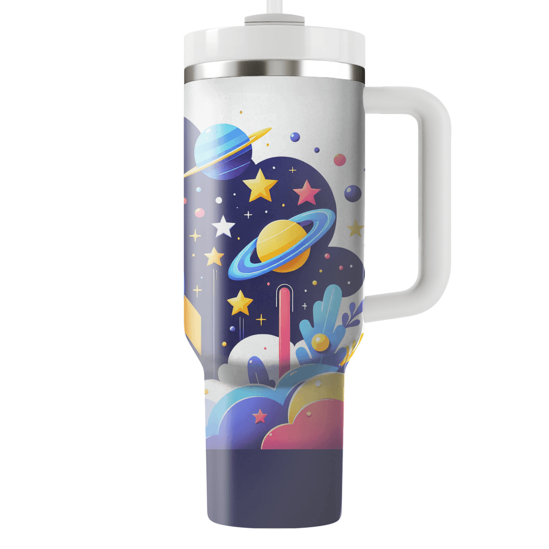 Cosmic Space Adventure Travel Tumblers