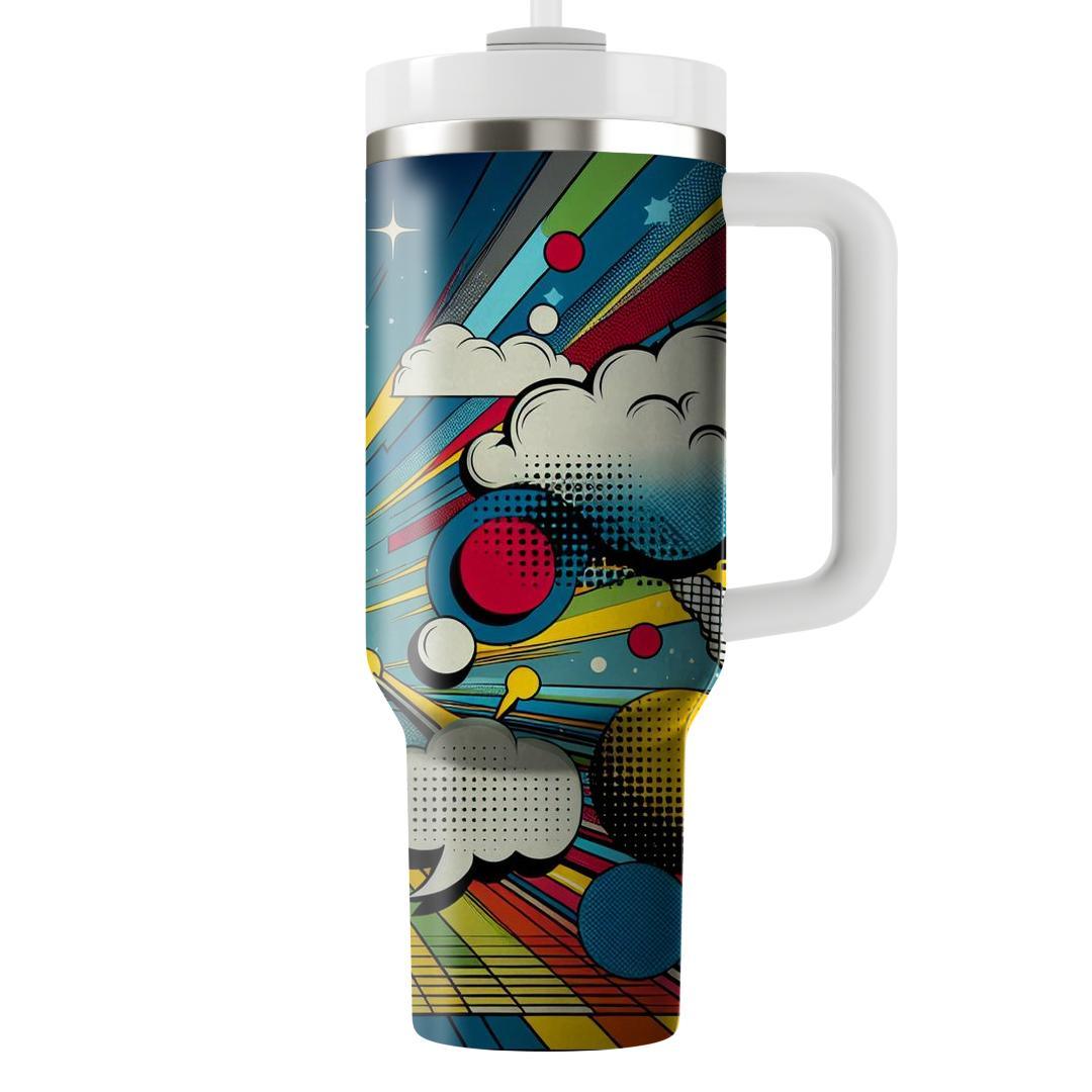 Pop Art Pizzazz  Personalized Tumblers