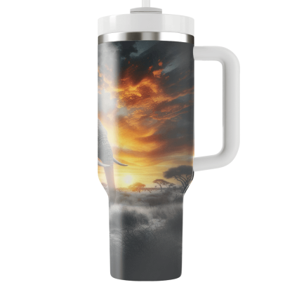 Majestic Elephant Journey  Tumblers For Gifts