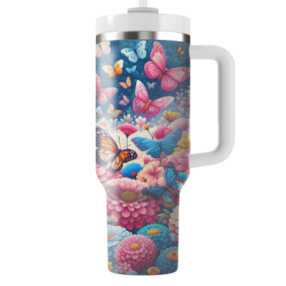 Charming Butterfly Garden  Custom Tumblers