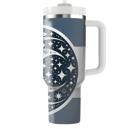 Celestial Crescent Pattern  Custom Tumblers