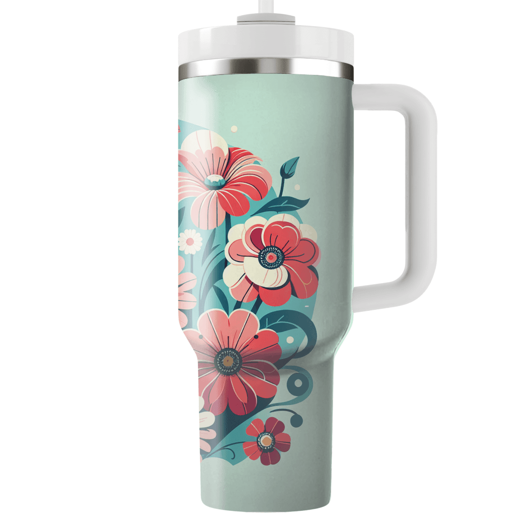 Flower Power Burst  Custom Tumblers