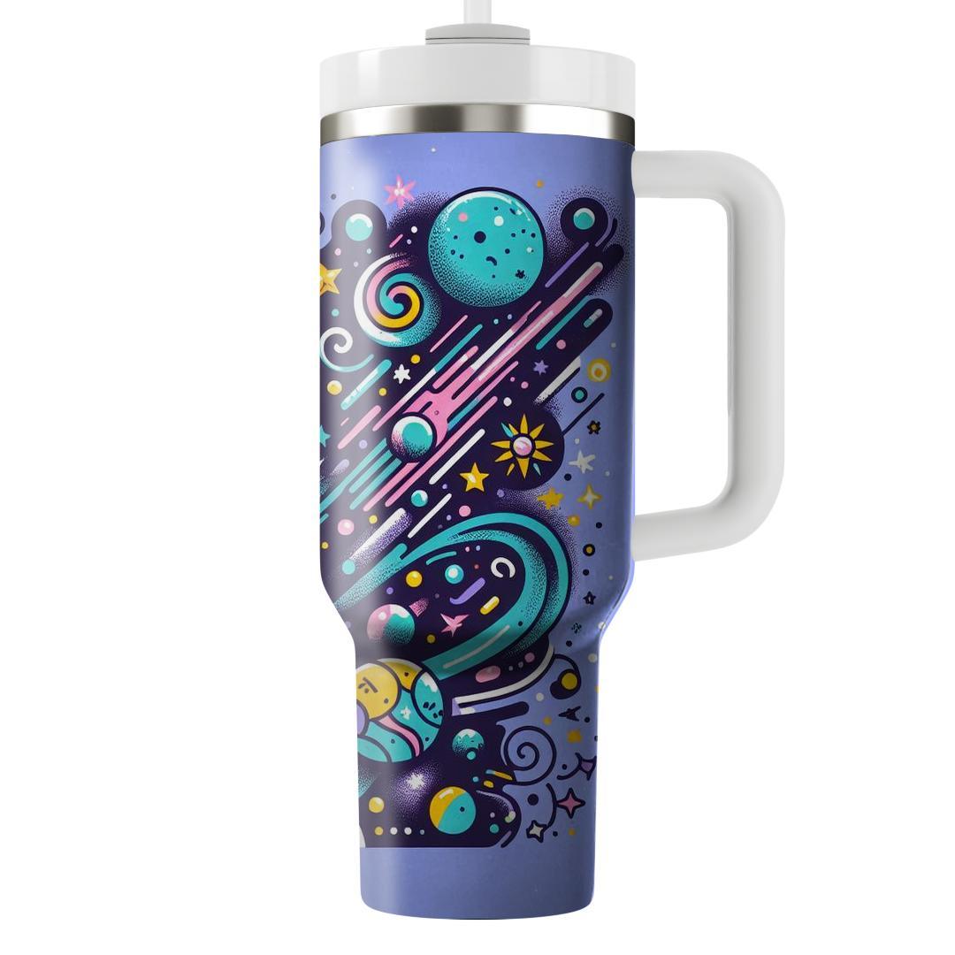 Doodle Galaxy  Personalized Tumblers