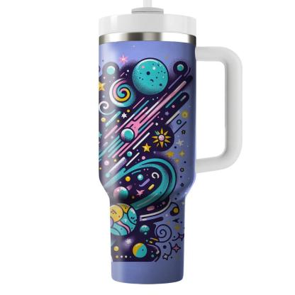 Doodle Galaxy  Personalized Tumblers