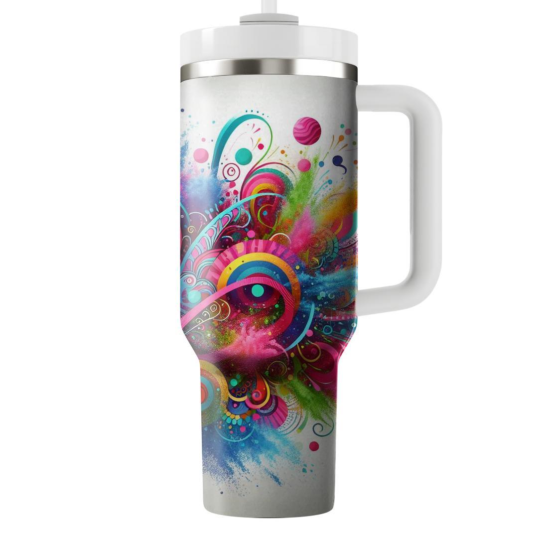 Festival Of Dreams - Holi  Tumblers With Lids