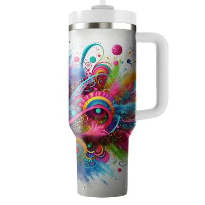 Festival Of Dreams - Holi  Tumblers With Lids