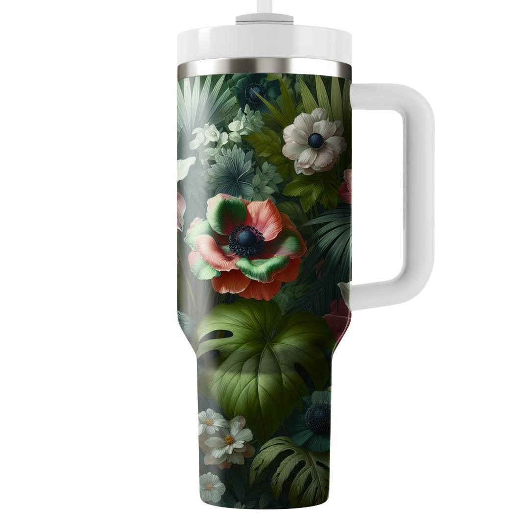 Lush Botanical Haven  Tumbler Cups