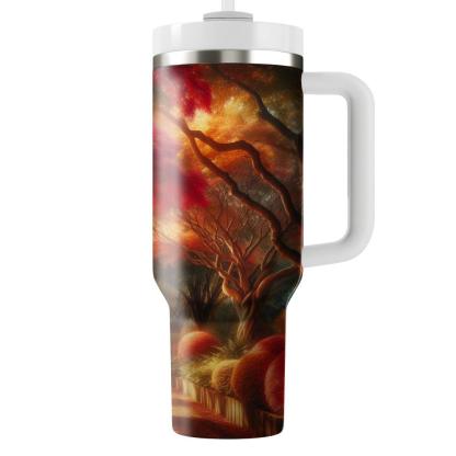 Autumn Foliage Trail  Tumbler Cups