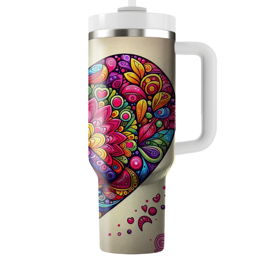 Hippie Heart  Unique Tumblers