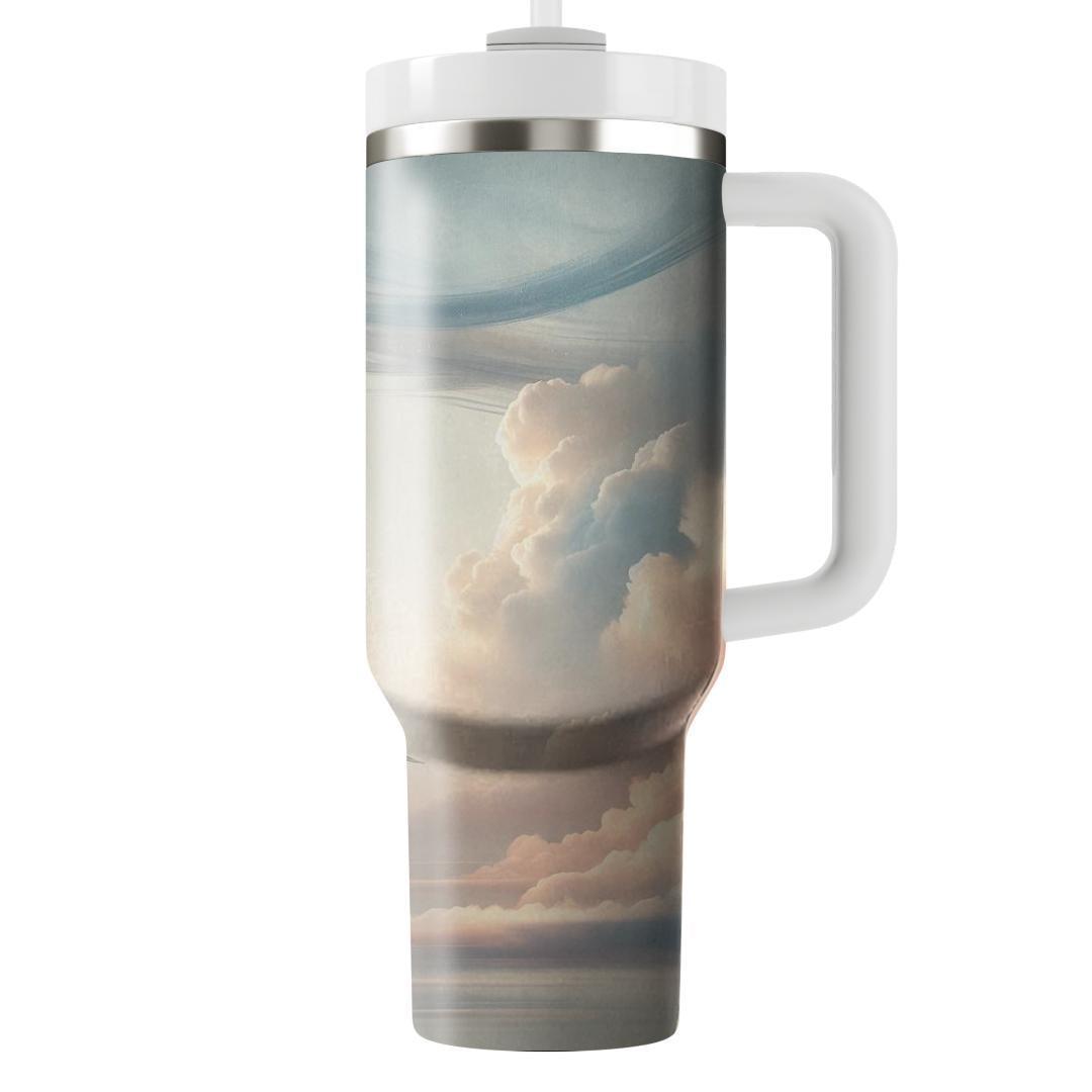 Celestial Crane Serenity  Travel Tumblers